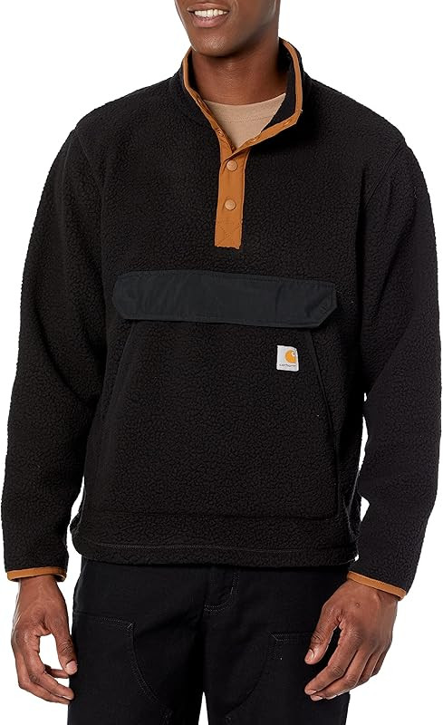 Carhartt Men's Relaxed Fit Fleece Pullover | Amazon (US)