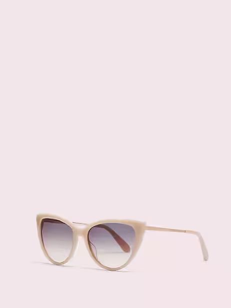 Kate Spade Nastasis Sunglasses, Pink Havana/Rose Gold | Kate Spade (US)