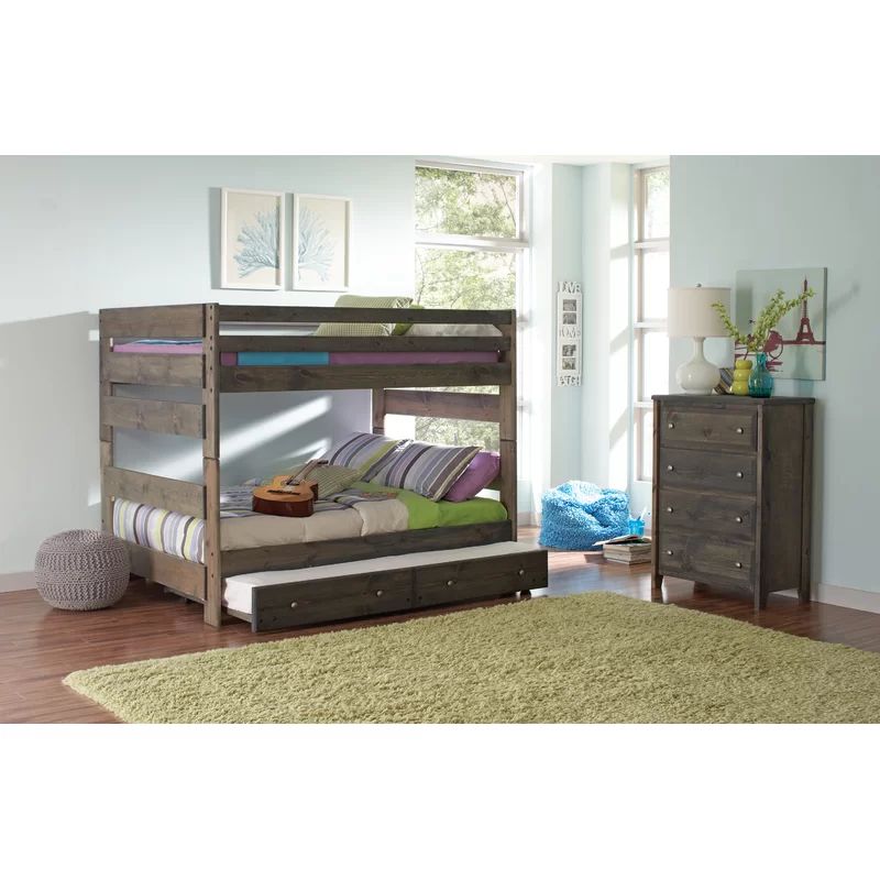 Malina Youth Full Over Full Bunk Bed | Wayfair North America