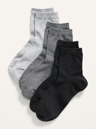 Quarter Crew Socks 3-Pack for Women | Old Navy (US)