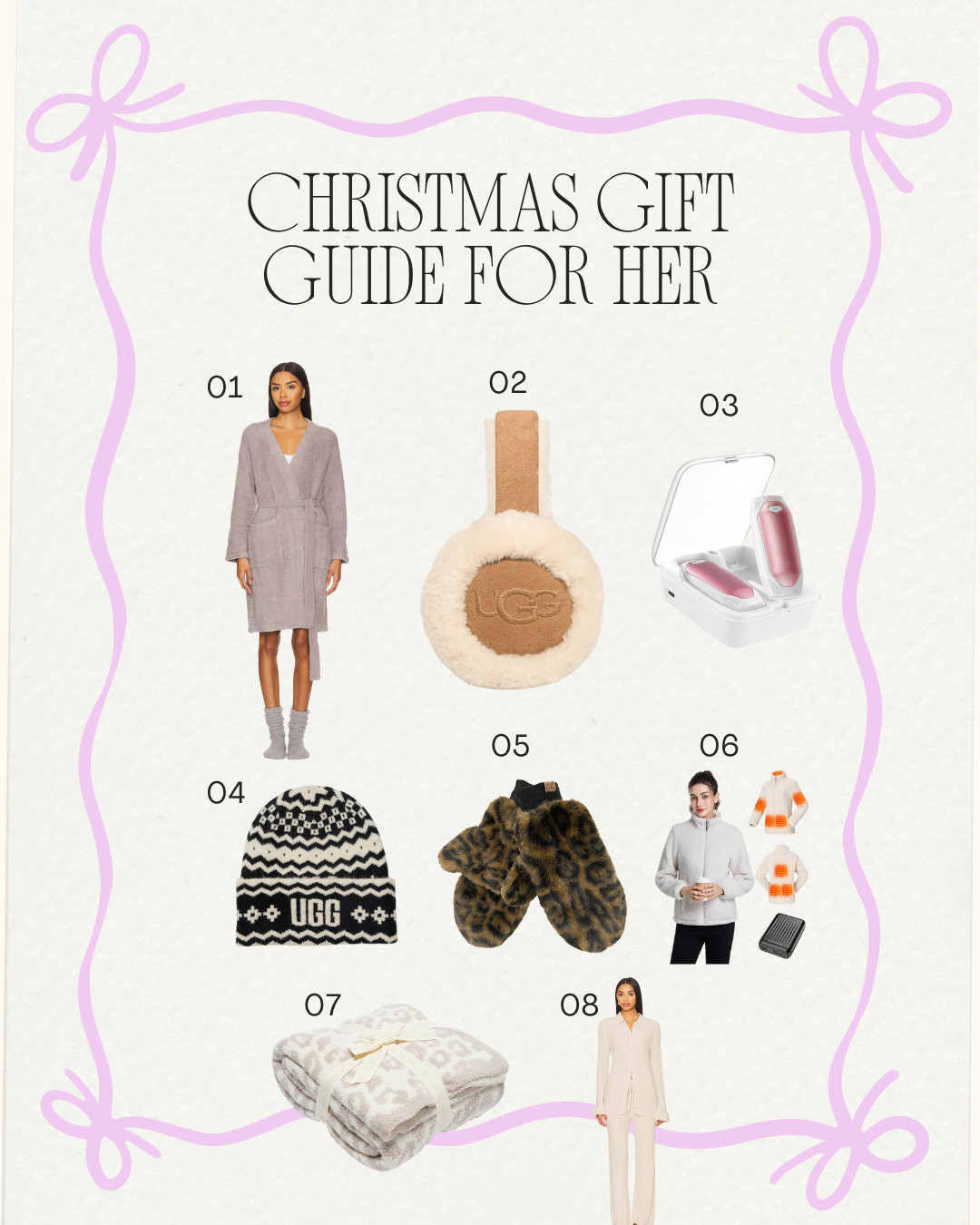 Christmas Gift Guide for her 

 

#LTKGiftGuide #LTKHoliday #LTKmomlife