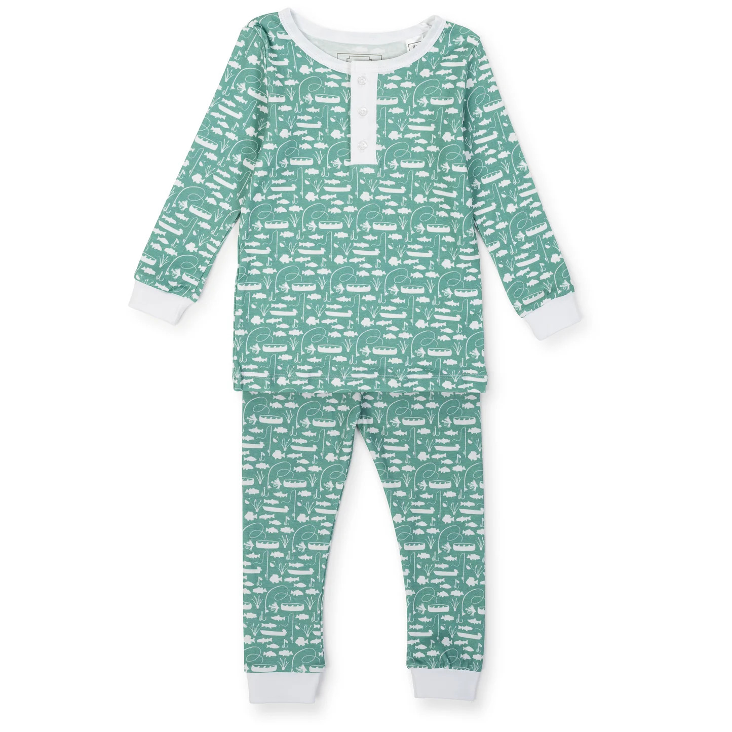 Lila and Hayes Jack Pajama Set - Gone Fishing | JoJo Mommy