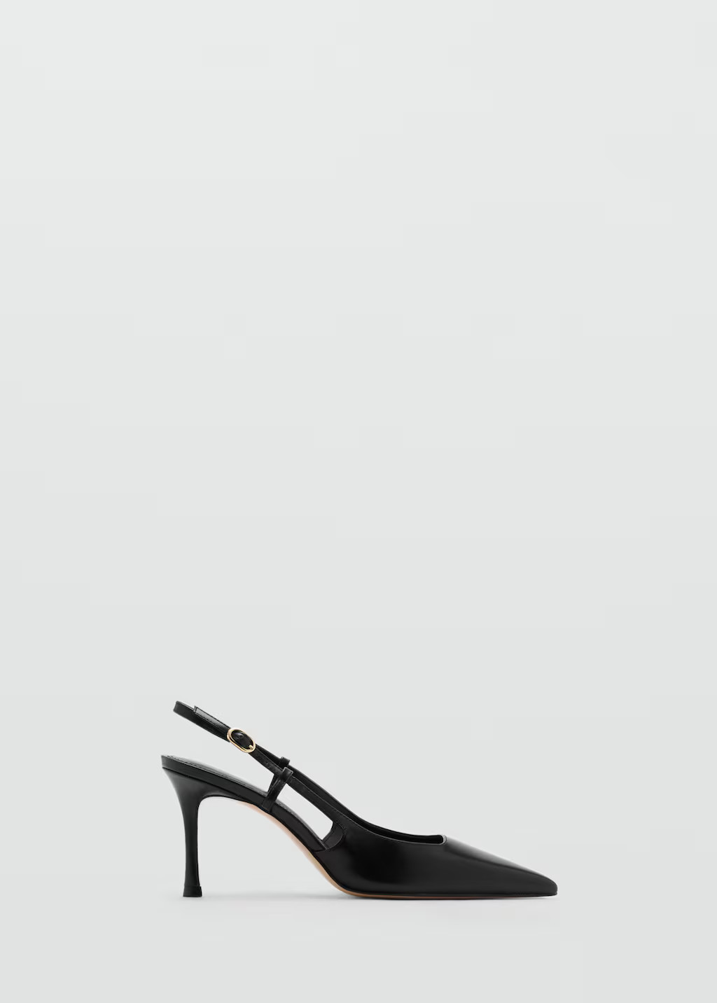Pointed-toe leather heeled shoes - Women | MANGO USA | Mango (US/MX/AU)