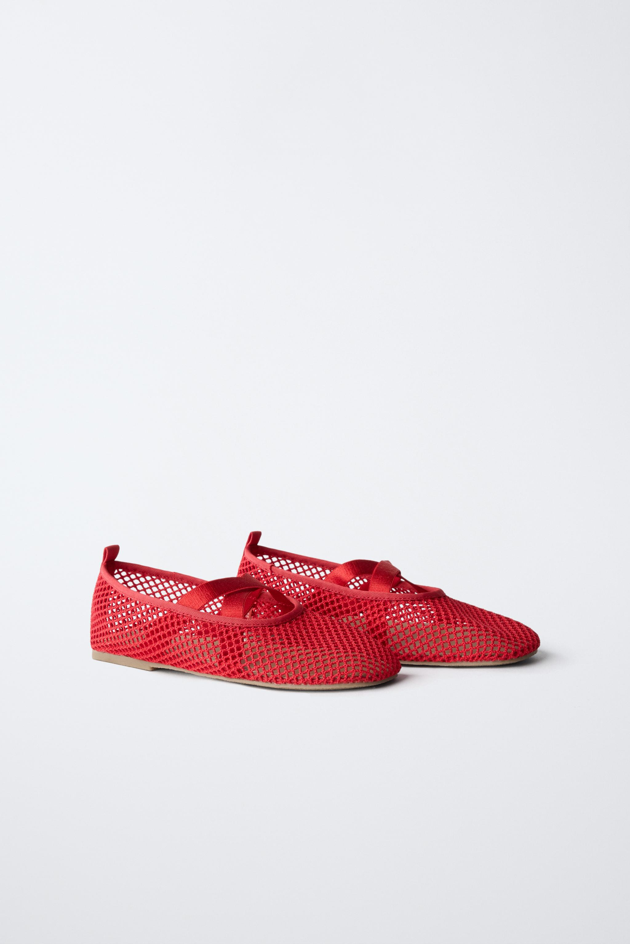 MESH BALLET FLATS | Zara US
