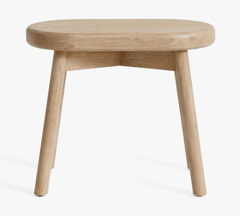 Bone White Manzanita Bath Stool | Pottery Barn (US)