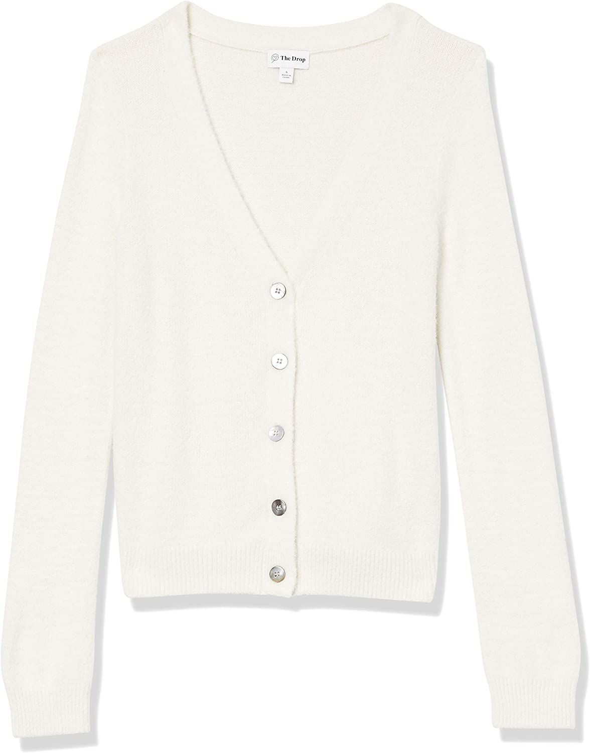 The Drop Women's Francine V-Neck Button Front Cozy Cardigan | Amazon (US)