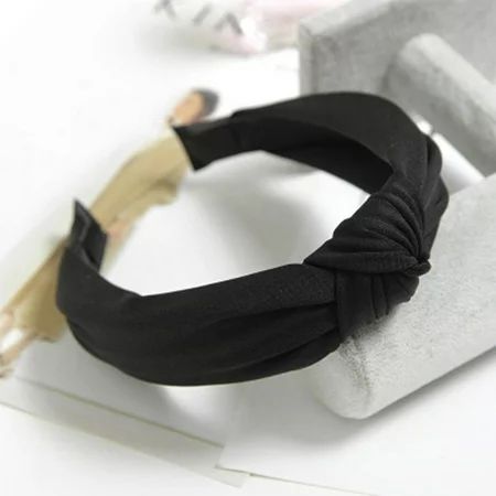 Womens Headband Twist Hairband Bow Knot Cross Tie Velvet Headwrap Hair Band Hoop | Walmart (US)