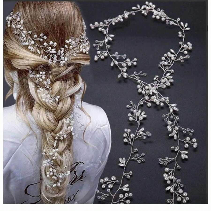 Grinalda 50 Cm Cabelo De Noiva Arranjo Acessório Enfeite A92 | SHEIN