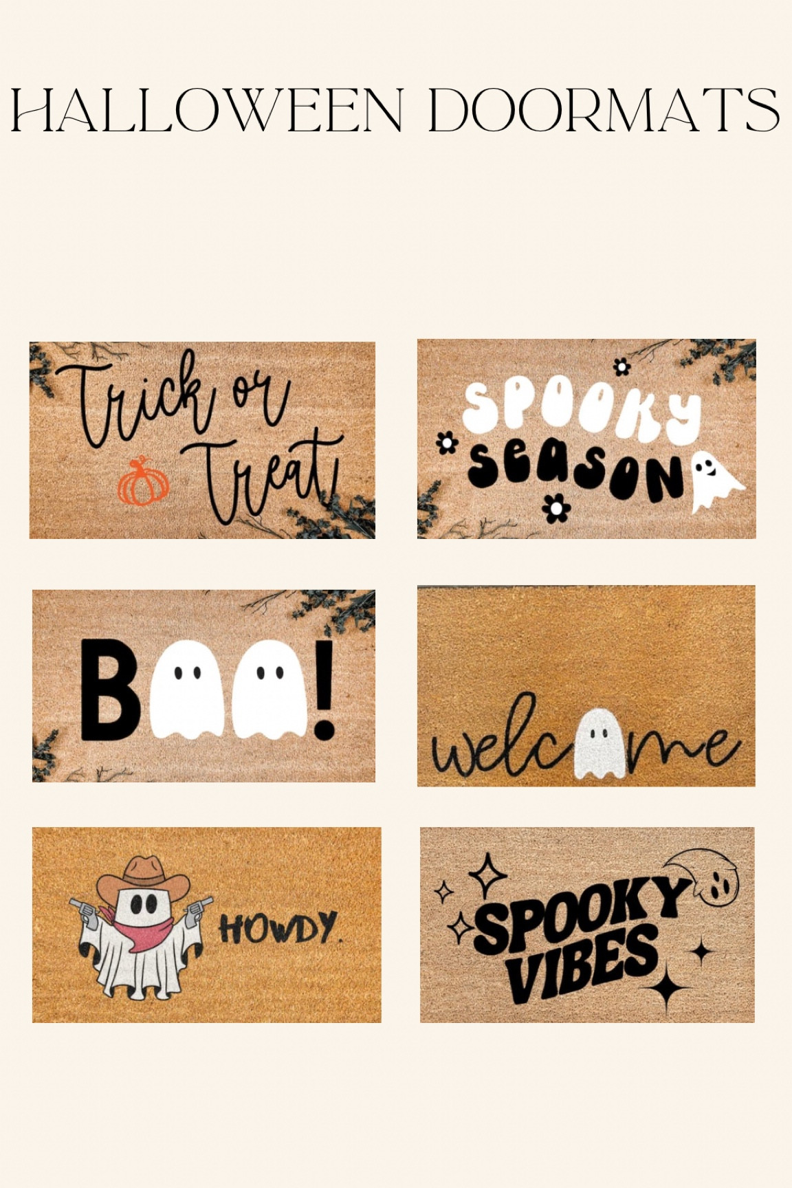 Halloween doormats 🎃🍁 

#LTKHalloween #LTKSeasonal #LTKhome