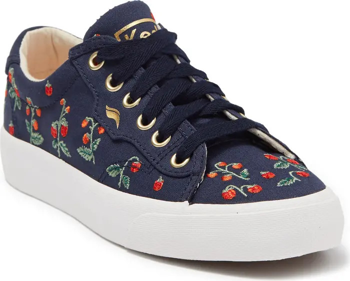 Co. Crew Kick Mini Strawberries Embroidered Sneaker | Nordstrom Rack