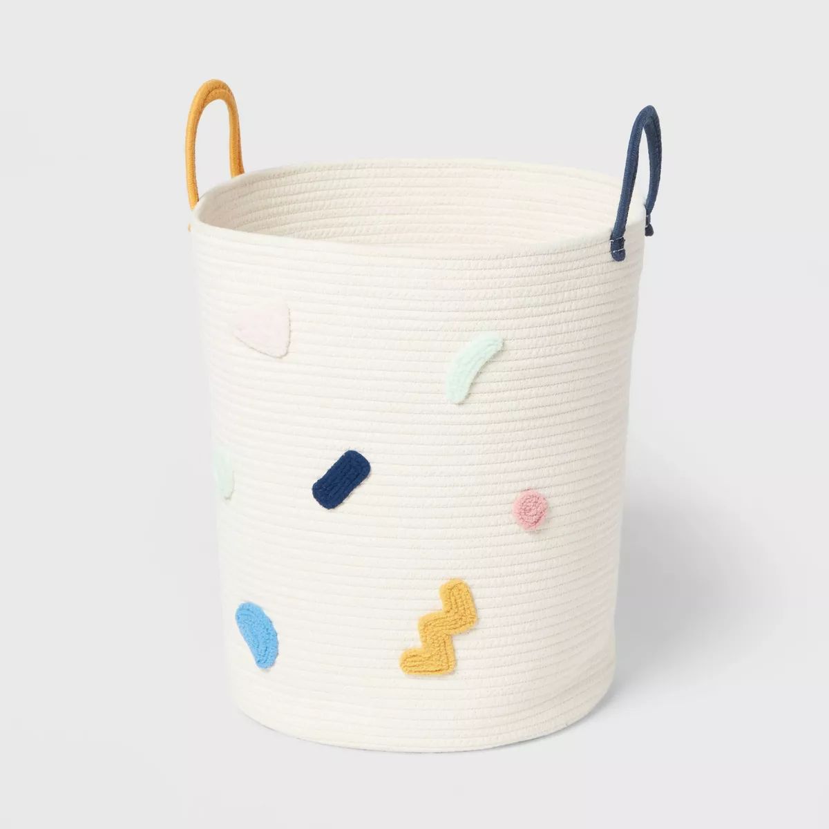 Color Block Coiled Rope Floor Kids' Storage Basket - Pillowfort™ | Target