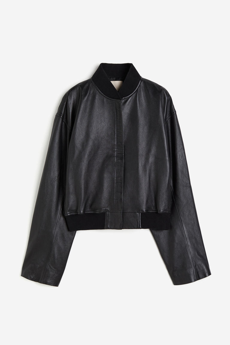 H & M - Leather Jacket - Black | H&M (US + CA)