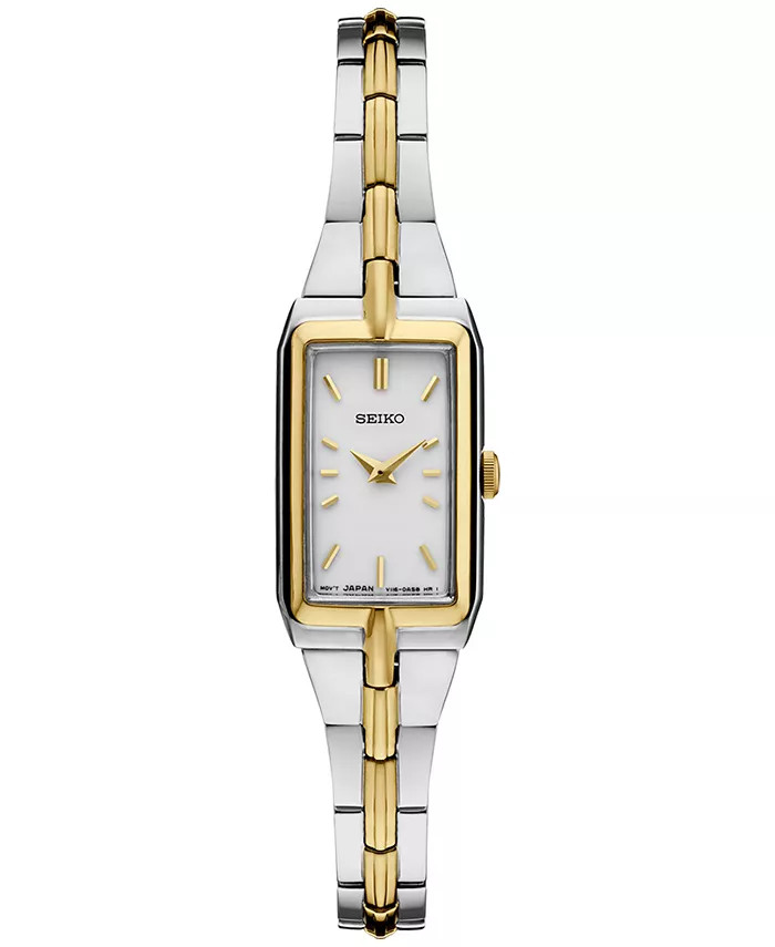 Women's Essentials Two Tone Stainless Steel Bracelet Watch 15mm | Macy's Canada