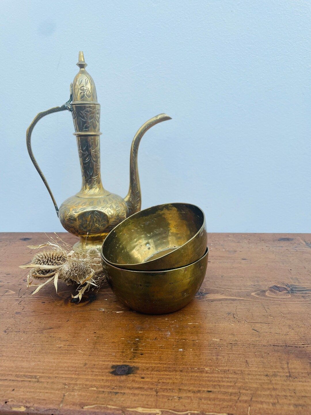 Pair of Vintage Nigerian Bida Brass Bowls | Etsy (UK)