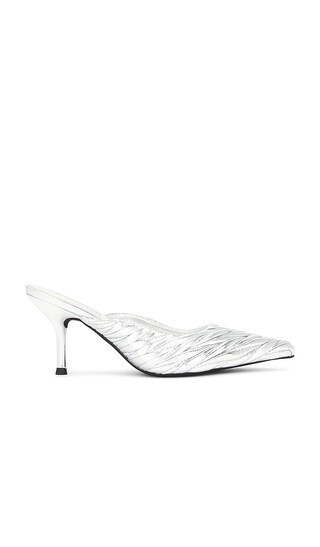 Jeffrey Campbell Copin Mule in Metallic Silver. - size 6.5 | Revolve Clothing (Global)