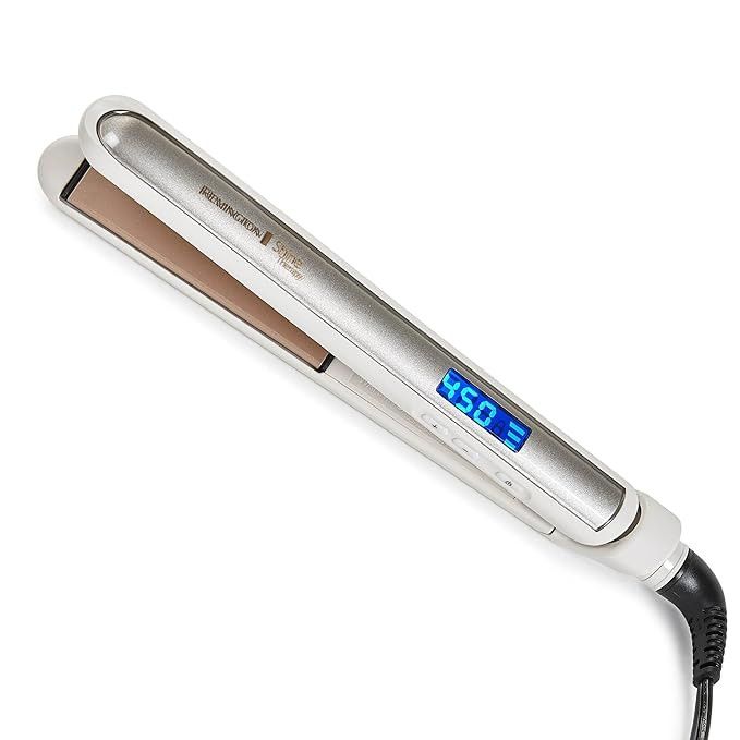 Remington Shine Therapy 1 inch Hair Straightener Iron, Flat Iron for Hair Infused with Argan Oil ... | Amazon (US)