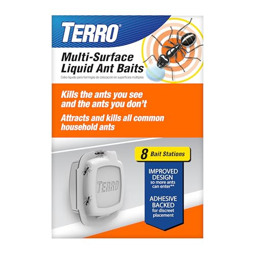 TERRO Multi-Surface Liquid Ant Baits, 8-Pack, Indoor Bait Stations for Home | Amazon (US)