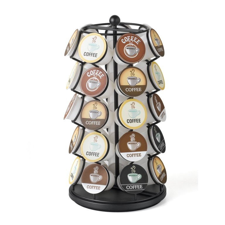 Nifty 35 Capacity Coffee Pod Carousel, Black | Walmart (US)