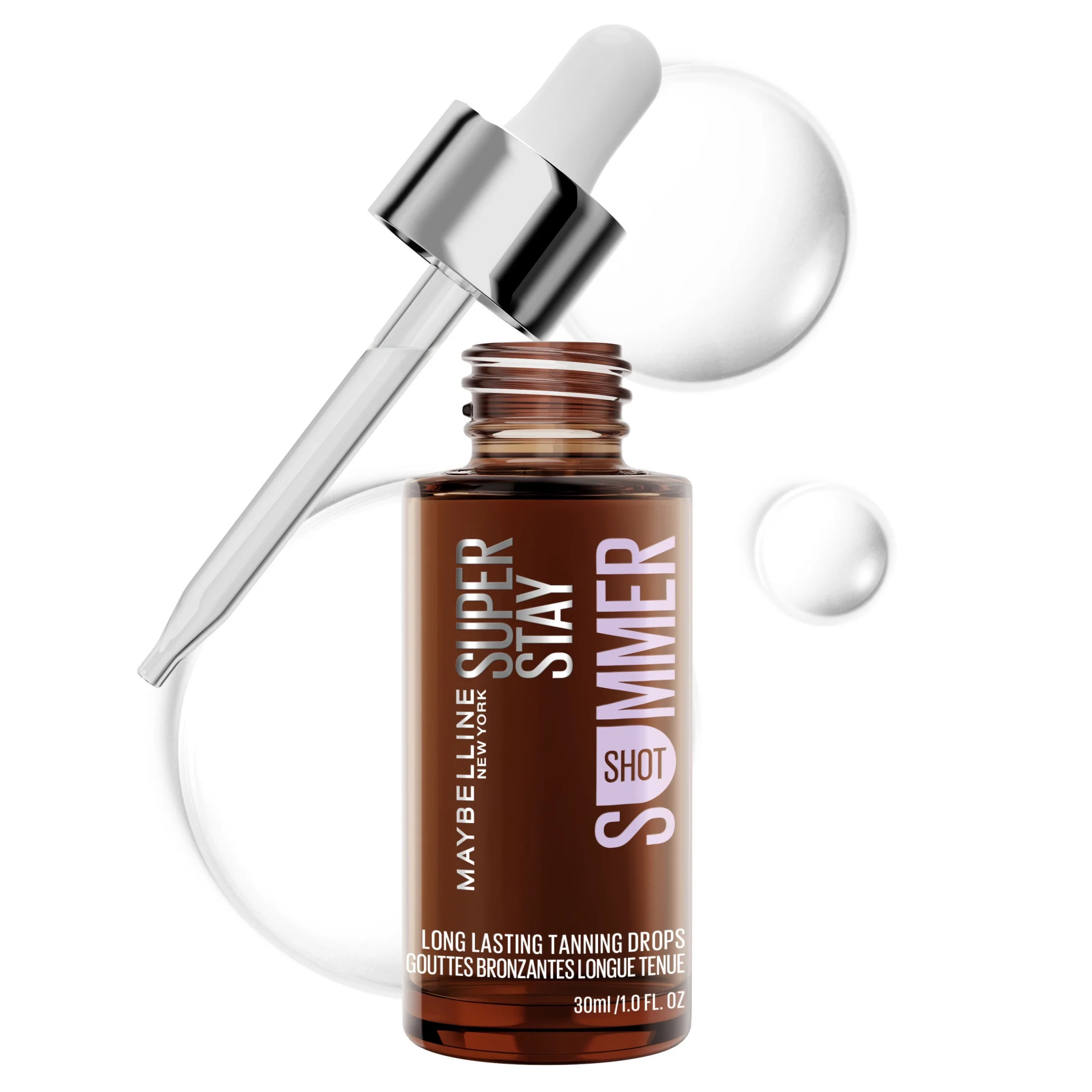 Maybelline Super Stay Summer Shot Long-Lasting Tanning Drops Hyaluronic Acid, Summer Tan, 1 fl oz... | Walmart (US)