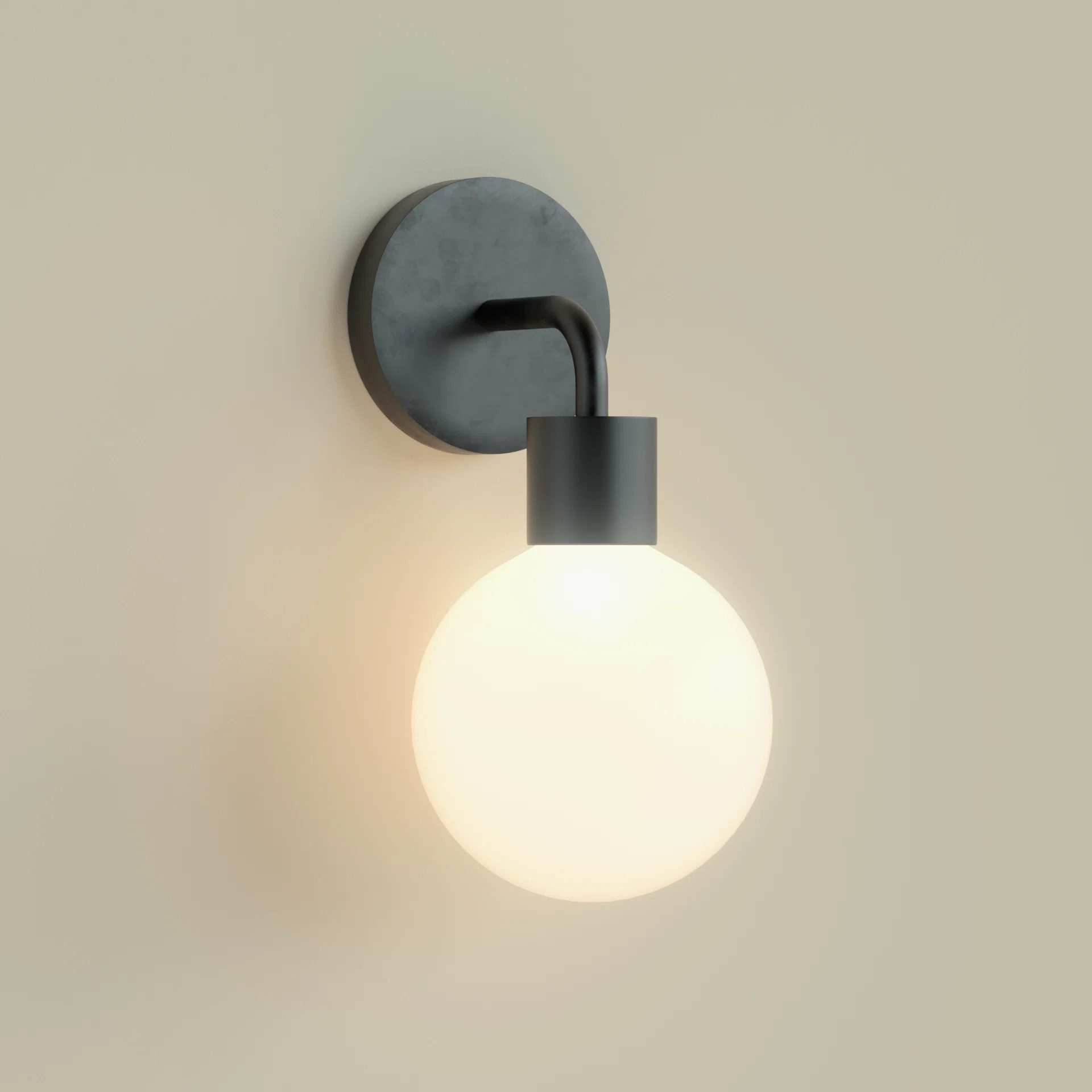 No tools wall light, rechargeable wall sconce, warm lighting Matte Black Poplight | Wayfair North America