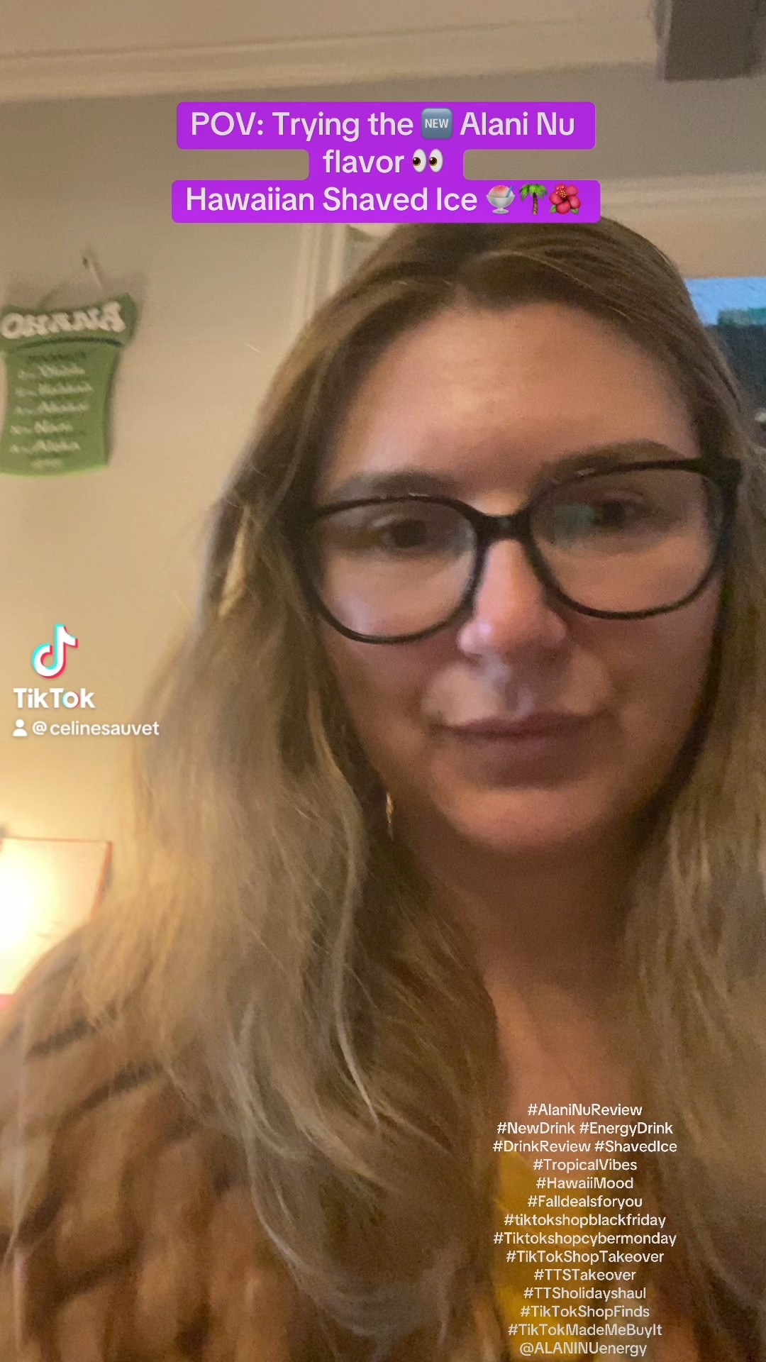 POV: Trying the 🆕 Alani Nu flavor 
Hawaiian Shaved Ice 🍧🌴🌺

Initial thoughts:
🌈 Color: Gorgeous blue
❄️ Scent: Sweet summer memories
🧊 Taste: ACTUAL shaved ice!!

Not too sweet, perfect refresh!

Verdict: Need to stock up asap 🏃‍♀️

Click on the  🛍️ icon to get yours‼️

#alaninuenergydrink #alaninu #alaninuhawaainshavedice
#AlaniNuReview #EnergyDrink
#TravelBug #ShavedIce #Hawaii #hawaiianshavedice #shavedice #shavedicelover #TropicalVibes #HawaiiMood @ALANINUenergy


#LTKActive #LTKOver40 #LTKTravel