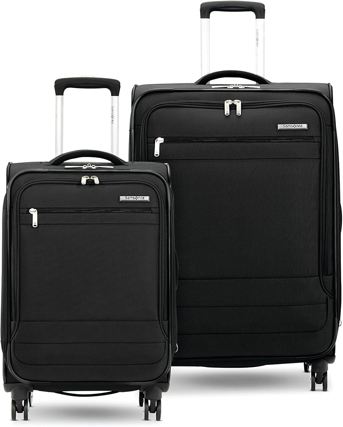 Samsonite Aspire DLX Softside Expandable Luggage with Spinner Wheels, 2-Piece Set (20/24), Black | Amazon (US)