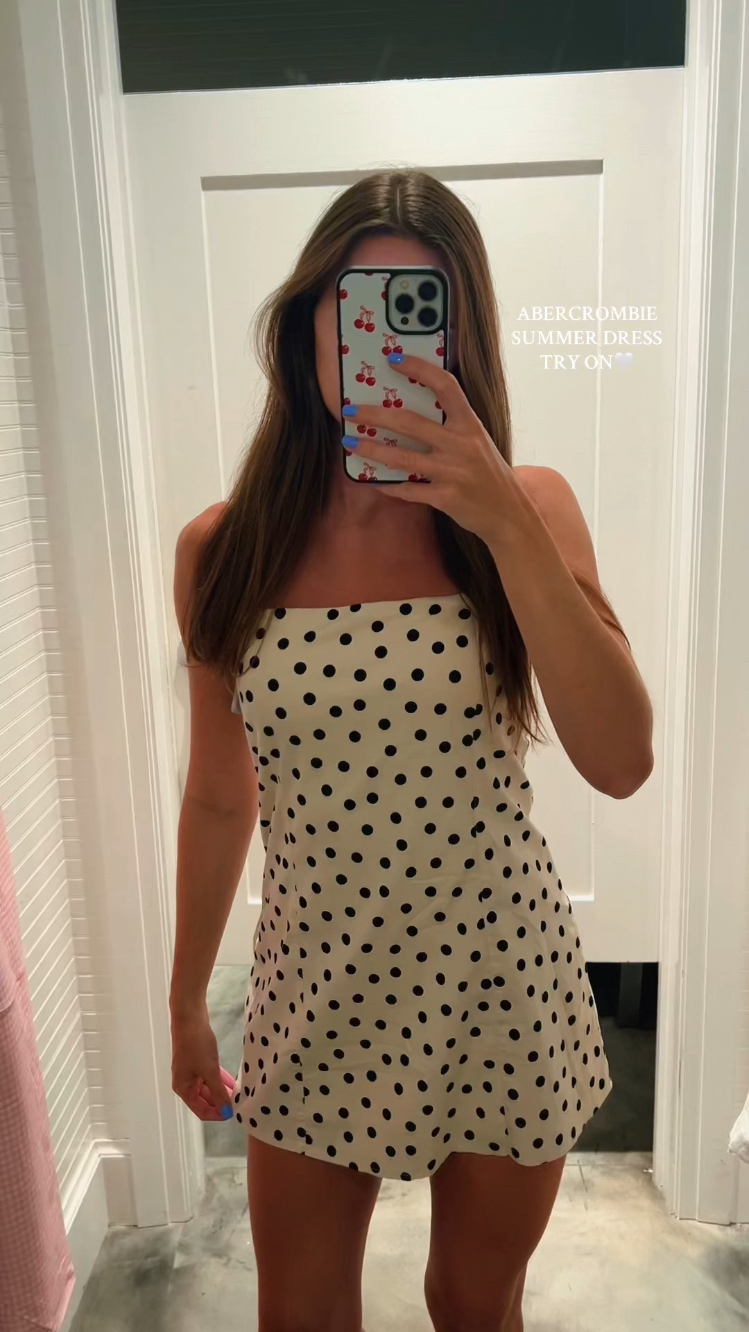 wearing a size small or medium in dresses! 