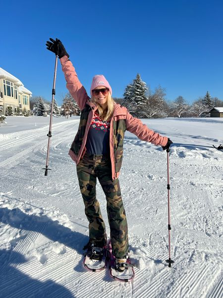 Snow shoeing is much cheaper than skiing. ❄️

#LTKfit #LTKSeasonal