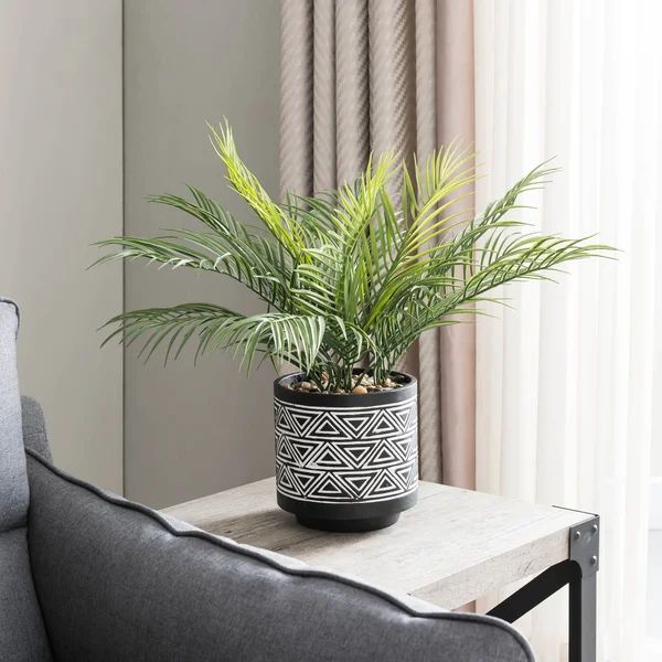 20" Artificial Palm Plant in Pot | Wayfair Professional