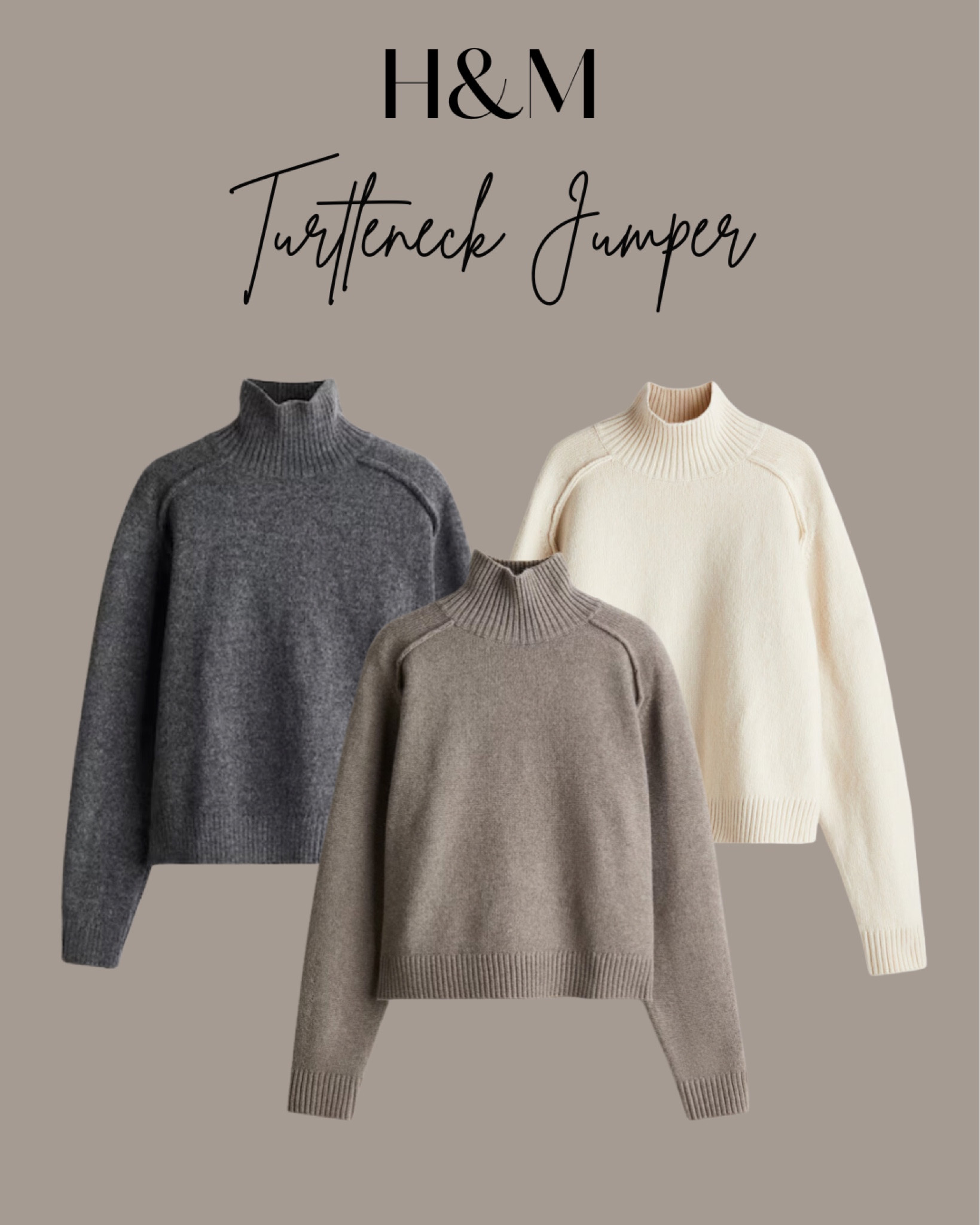 H&M Turtleneck Jumper - under £30 

#jumper #knitwear #autumn 

#LTKuk #LTKautumn #FashionMonth