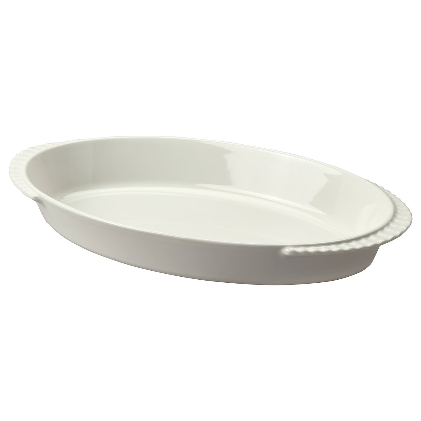 HÖSTAGILLE Baking dish, off-white, 21x12 " | IKEA US