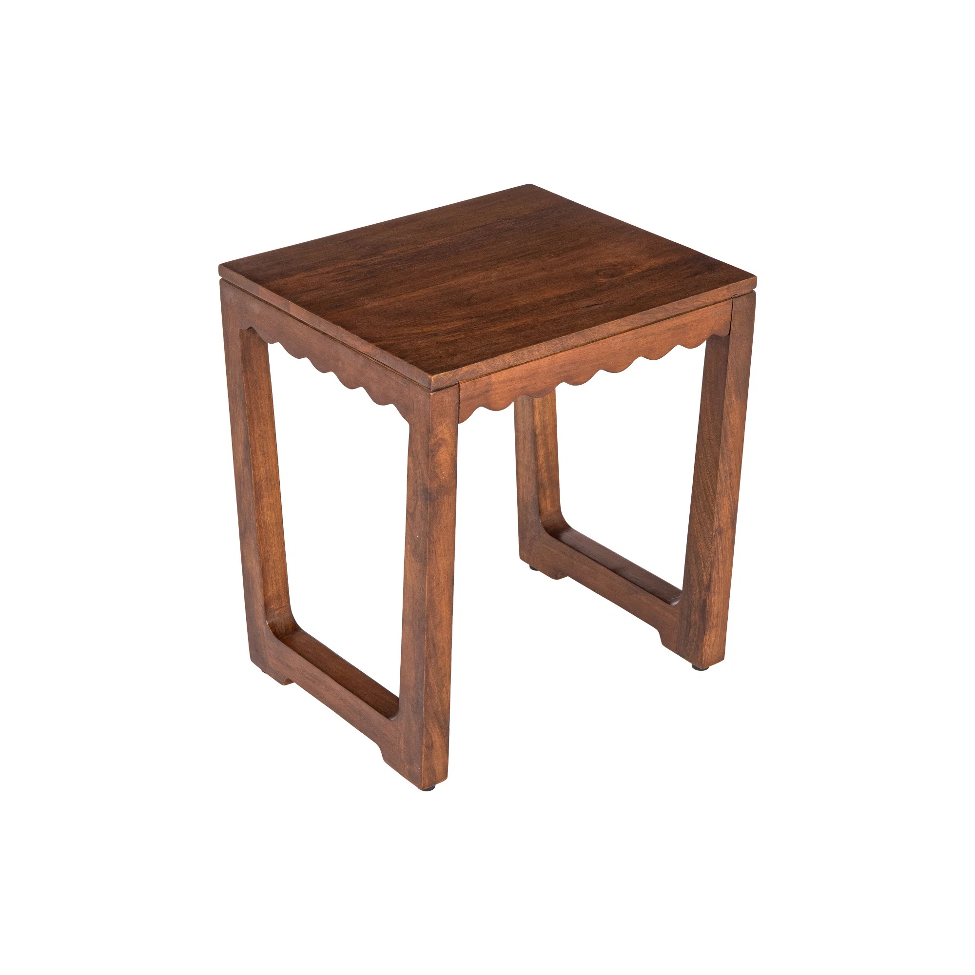 Contour Mango Wood End Table \u2013 Entryway Table, Sofa Table, Accent Furniture for Living Room,... | Wayfair North America
