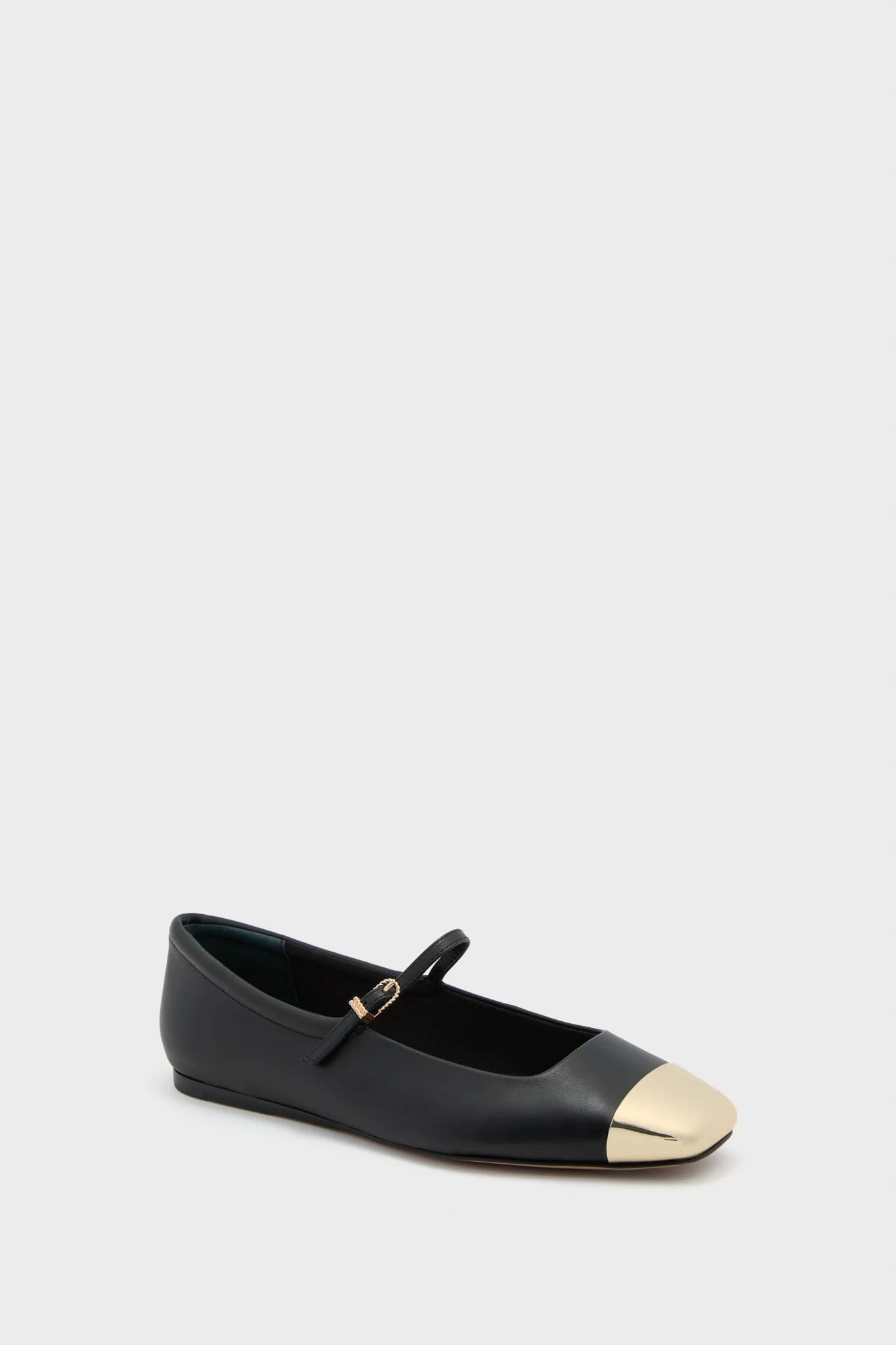 Black Reyes Cap Toe Flats | Tuckernuck (US)