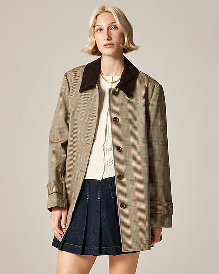Barn Jacket™ in plaid double-faced cotton | J. Crew US