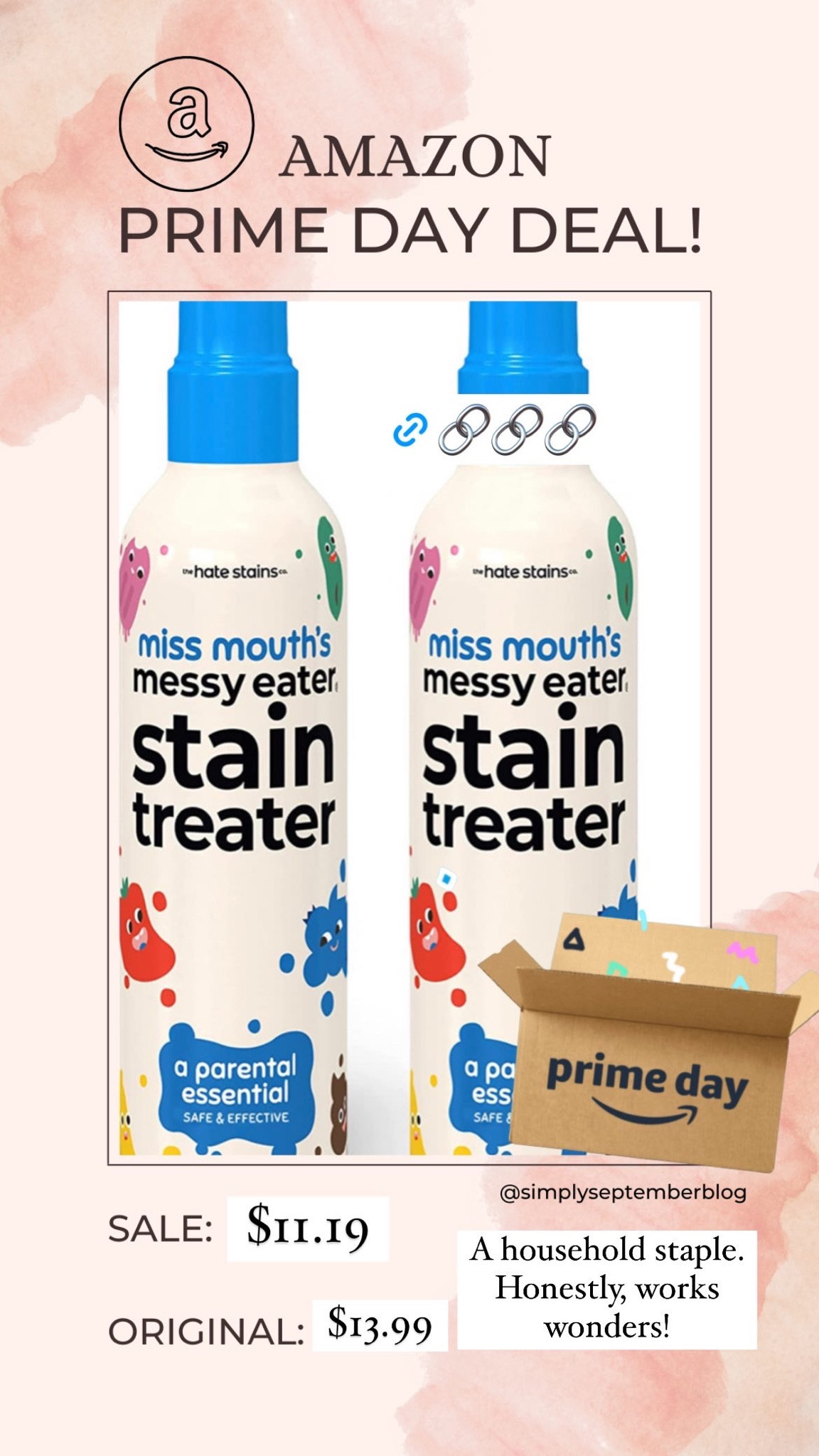 The stain treater that every parent needs! Perfect for those kid stains! 



#LTKkids #LTKxPrimeDay #LTKsalealert