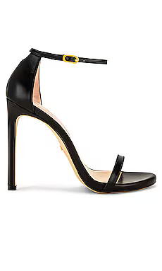Stuart Weitzman Nudist Heel in Black from Revolve.com | Revolve Clothing (Global)