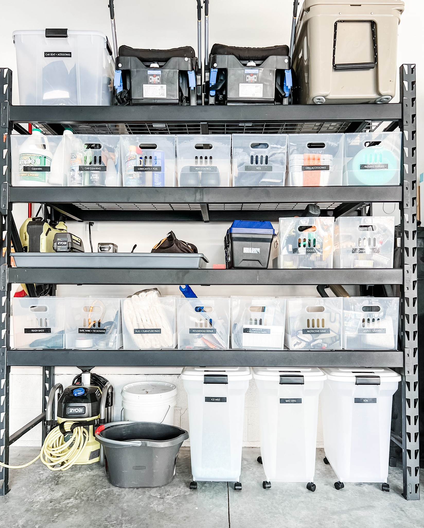 Imagine being able to walk in your garage and know exactly where an item is because a zone was created for it and it’s in a labeled bin. *Dreamy* 

#LTKSeasonal #LTKfamily #LTKhome