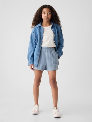 Kids Crinkle Gauze Pull-On Shorts | Gap (US)