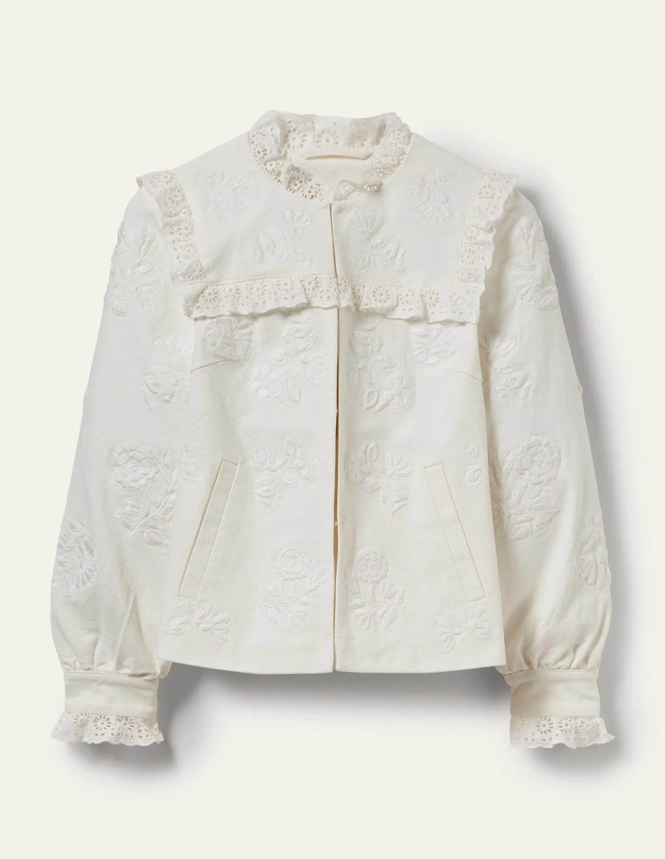 Cotton Broderie Jacket | Boden (US)