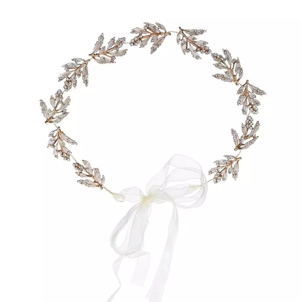 Gold Leaf Hair Garland | petite maison kids