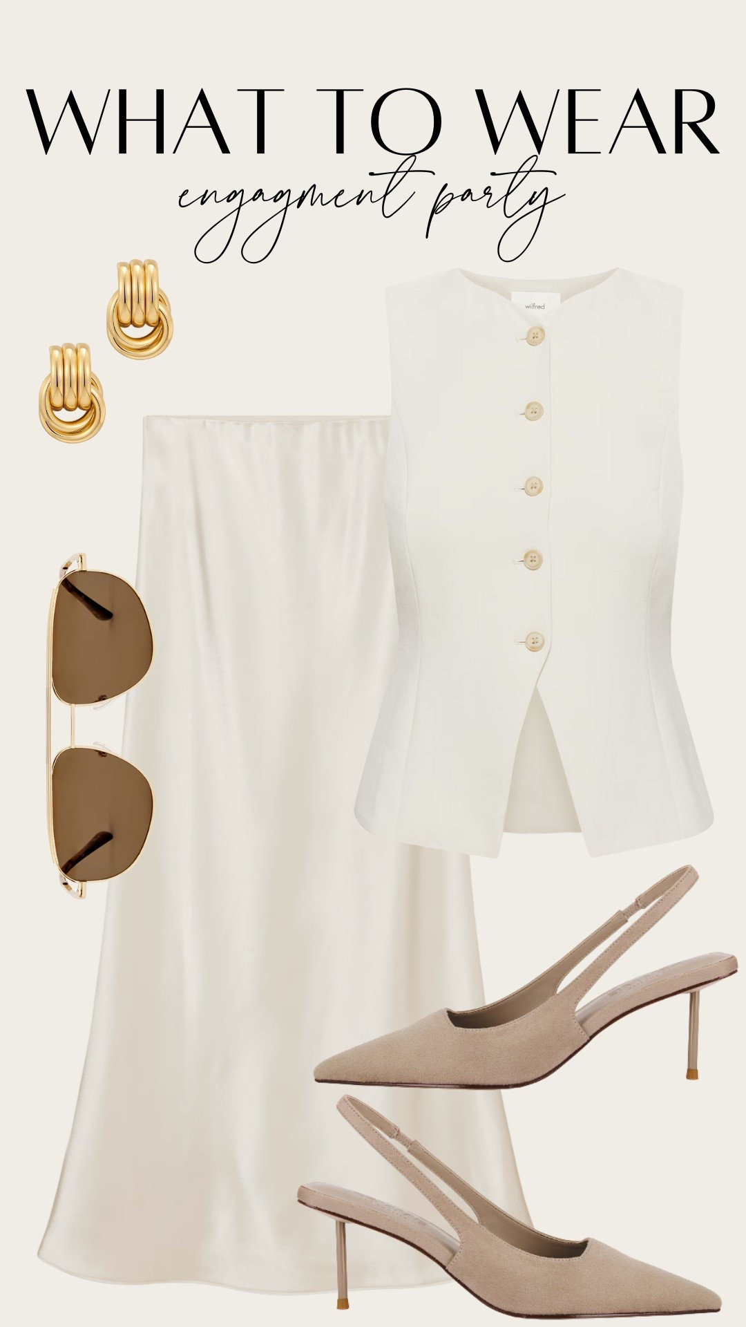 Engagement party outfit idea! Love this chic all white look for Spring brides, great for bridal showers and dress shopping as well

#LTKWedding #LTKStyleTip