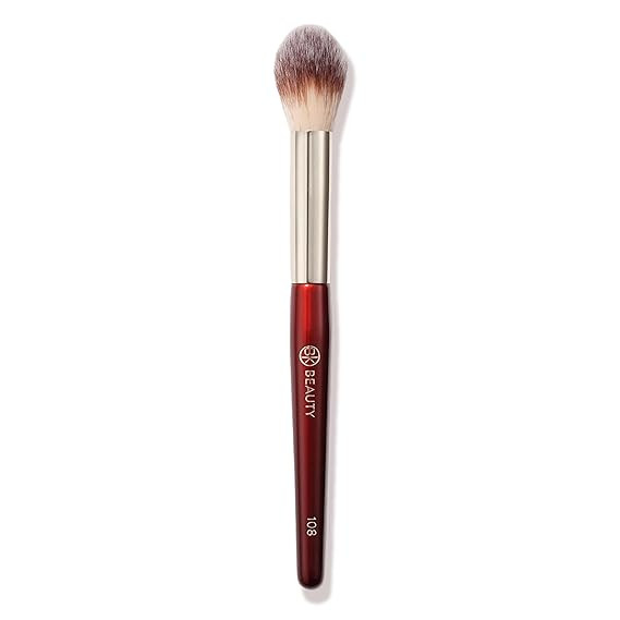 BK BEAUTY 108 PRECISION POWDER MAKEUP BRUSH – Pro-Designed Tapered Brush for Precise Under-Eye ... | Amazon (US)