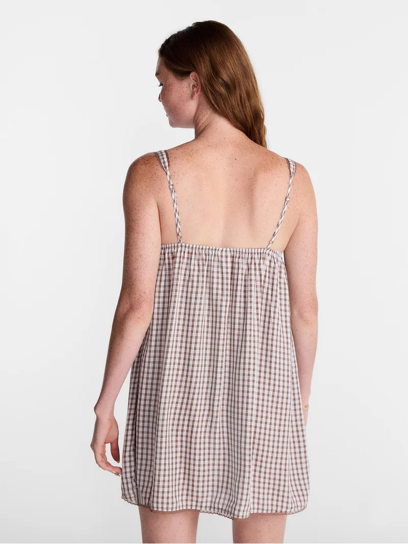 No Boundaries Woven Sleep Dress, Women's XXS-XXL | Walmart (US)