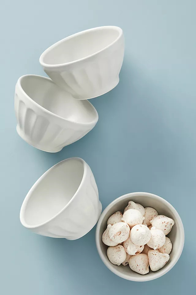 Matte Latte Bowls, Set of 4 | Anthropologie (US)
