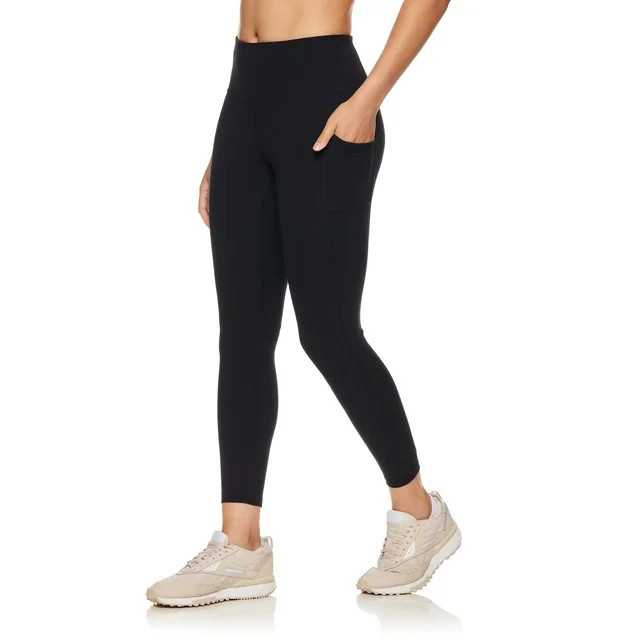 Reebok Women's Everyday High Rise Pocket Leggings, 28” Inseam, Sizes XS-XXXL | Walmart (US)