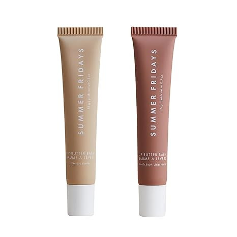 Summer Fridays Lip Butter Balm Day/Night Hydrating Lip Mask - Shea Butter, Vegan - Vanilla & Vani... | Amazon (US)