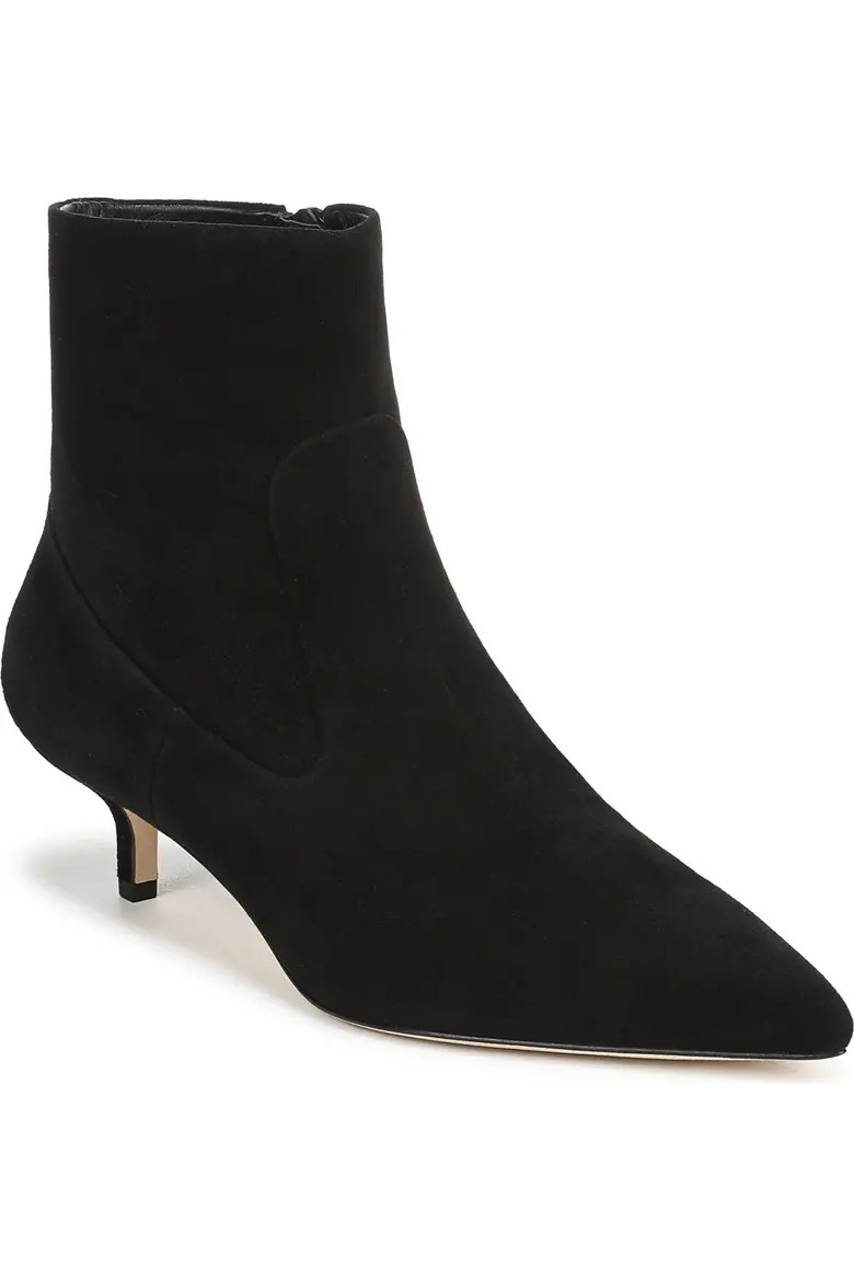 Veronica Beard Laidie Kitten Heel Bootie in Chestnut at Nordstrom, Size 6.5 | Nordstrom