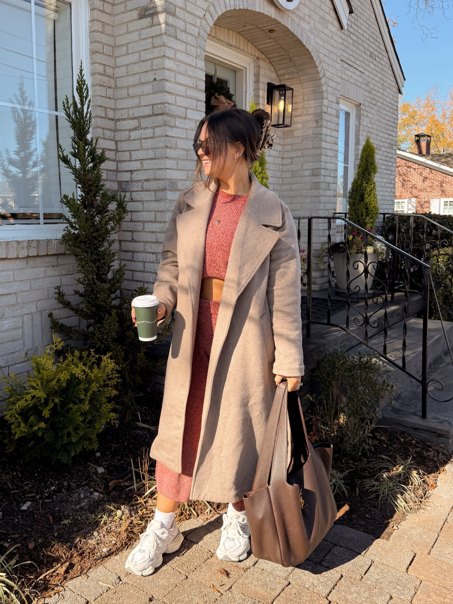 Winter chenille set in size medium and the coziest Abercrombie jacket! Also my favorite new balances!