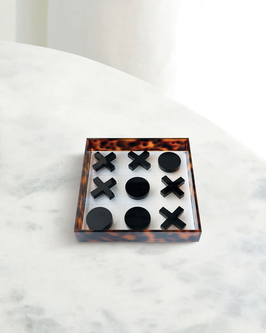 Port 68 Tic-Tac-Toe Tortoise Set | Neiman Marcus