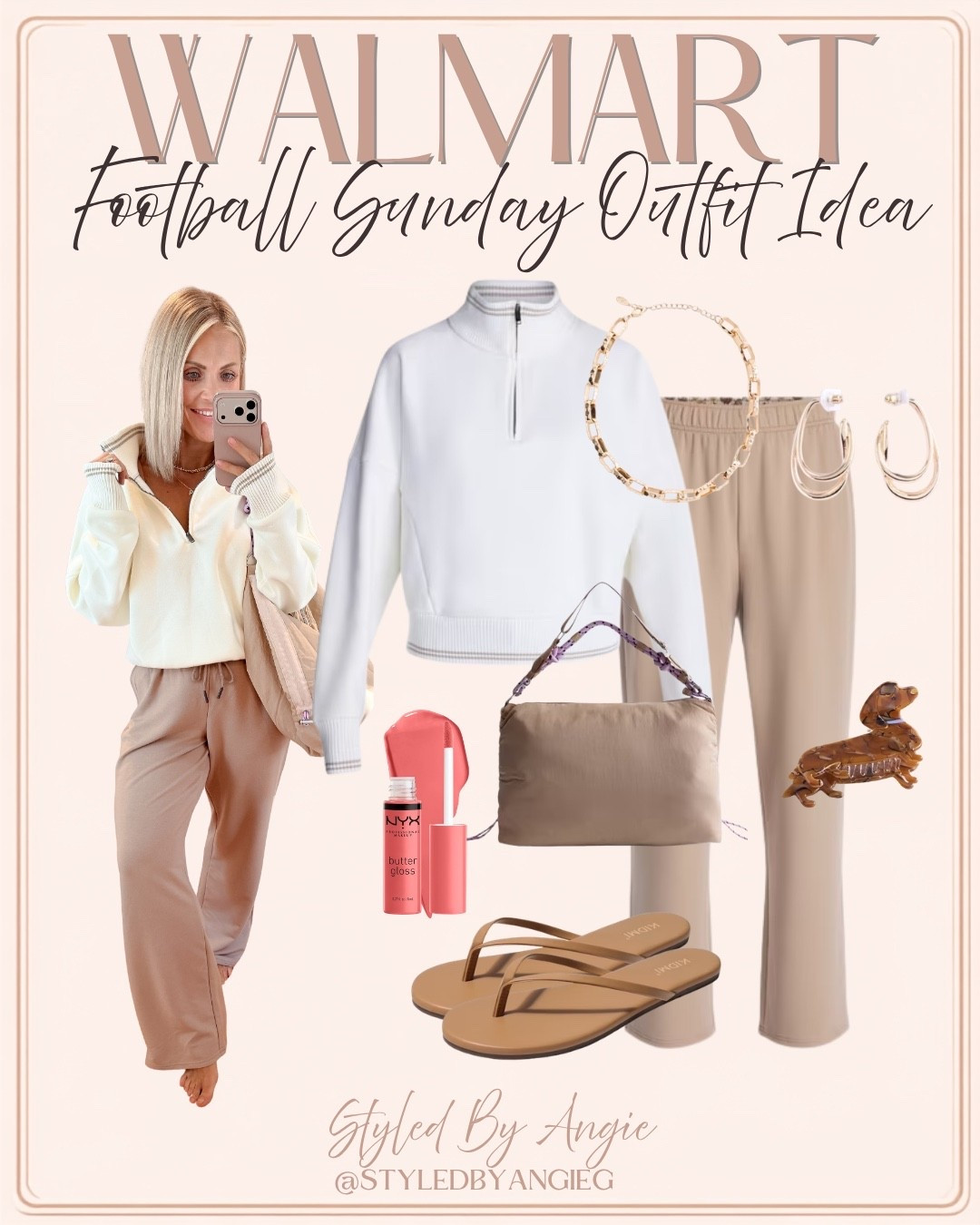 Football Sunday outfit idea 🏈🤎 Cute, comfy, and perfect for cheering on your team all day!

football sunday outfit, football outfit ideas, game day outfit, walmart outfit, walmart fashion, game day fashion, casual outfit, fall outfit, football season, walmart finds

#LTKSeasonal #LTKPetite #LTKootd